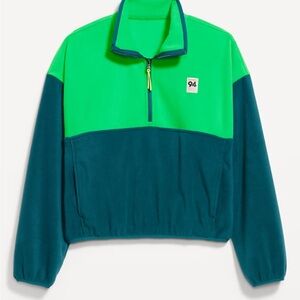 Old Navy Microfleece Cropped Half-Zip Sz.S